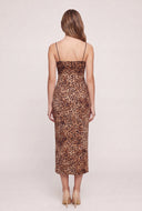 Leopard Print Cami Maxi Dress