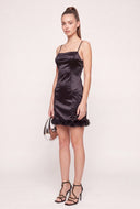 Satin Mini Dress