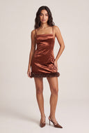Satin Mini Dress