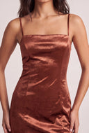 Satin Mini Dress