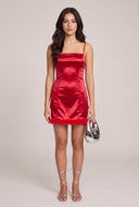 Satin Mini Dress