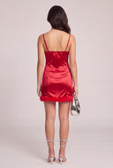 Satin Mini Dress