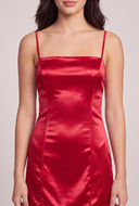 Satin Mini Dress