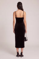 Glam Velvet Midi Dress