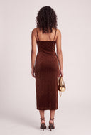 Glam Velvet Midi Dress