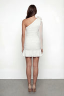 Flora One Shoulder Ruched Bodycon Dress