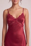 Satin Asymmetrical Slip Dress