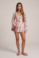 Floral Long Sleeve Romper