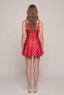 Polka Dot Skater Dress