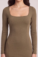 Long Sleeve Midi Dress