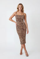Leopard Print Cami Dress