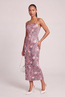 Leopard Floral Maxi Dress