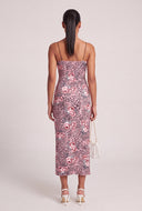 Leopard Floral Maxi Dress