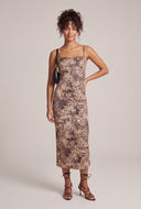 Cheetah Print Midi Dress