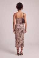 Cheetah Print Midi Dress