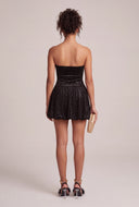 Glitter Strapless Bubble Dress