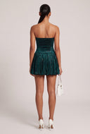 Glitter Strapless Bubble Dress