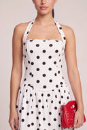 Polka Dot Halter Dress