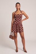 Polka Dot Halter Dress