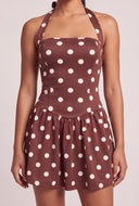 Polka Dot Halter Dress