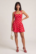 Polka Dot Halter Dress