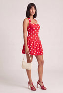 Polka Dot Halter Dress