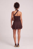 Lace Scarf Mini Dress