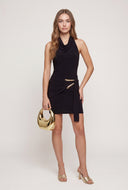 Tie Waist Halter Dress