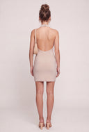 Tie Waist Halter Dress