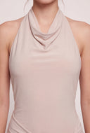 Tie Waist Halter Dress