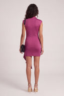 Asymmetrical Sash Front Dress