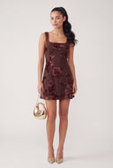 Embroidered Floral Dress