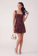 Embroidered Floral Dress