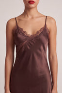 Satin Asymmetrical Midi Dress