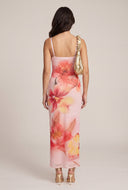 Floral Cowl Neck Maxi Dress
