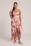 Patterned Bustier Dress