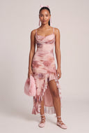 Patterned Bustier Dress