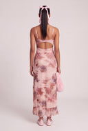 Patterned Bustier Dress