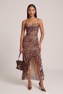 Patterned Bustier Dress