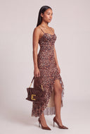 Patterned Bustier Dress