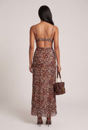 Patterned Bustier Dress