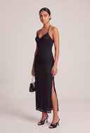 Sequin Halter Maxi Dress