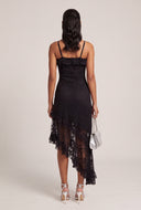 Lace Asymmetrical Cami Dress