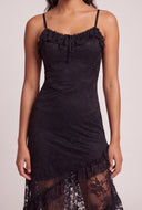 Lace Asymmetrical Cami Dress
