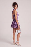 Floral Halter Mini Dress