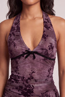 Asymmetrical Tiered Ruffle Mini Dress