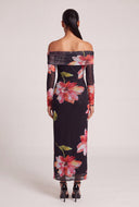 Floral Fold Over Maxi Dress