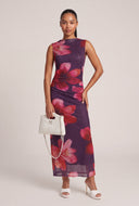 Floral Sleeveless Maxi Dress