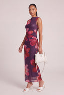 Floral Sleeveless Maxi Dress