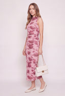 Floral Sleeveless Maxi Dress